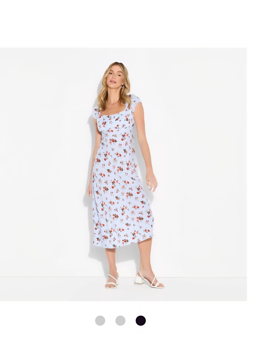 Wild FableWomen's Flutter Cap Sleeve Maxi A-Line Dress - Wild Fable